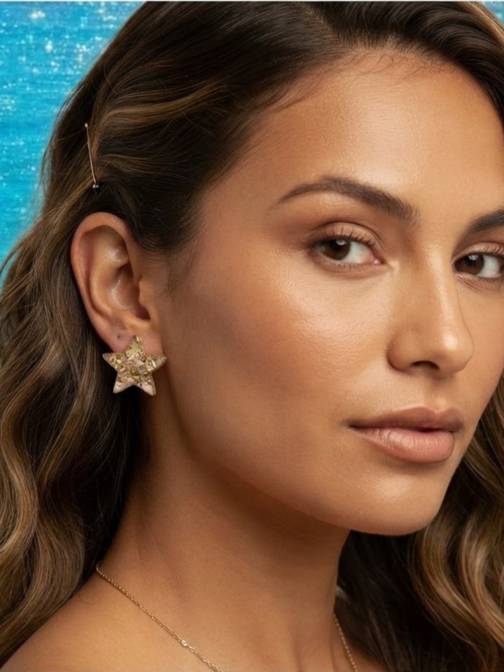 Plunder Gold Star Earrings